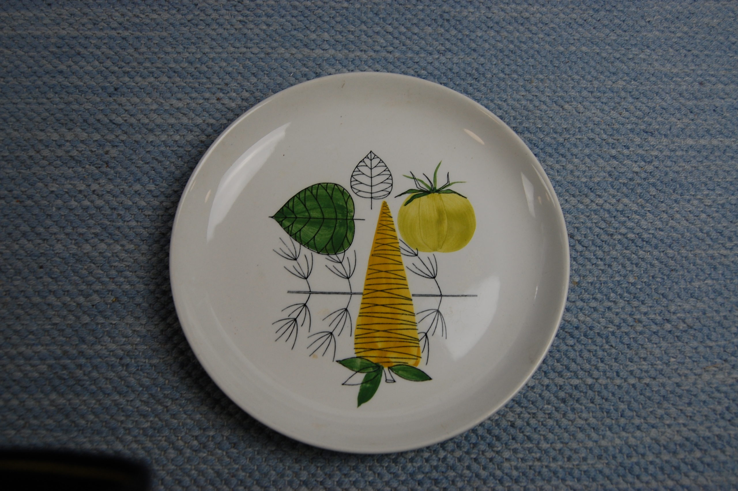 Arabia Vegeta Plate 19.5 cm - Wanhat Kupit