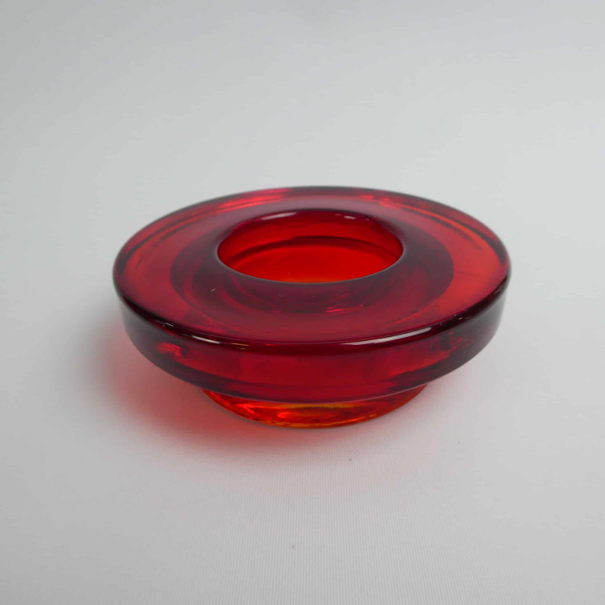 Iittala Halo kynttilälyhty punainen