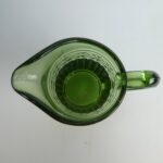 Riihimäen lasi Kara kermakko vihreä 60-luku.