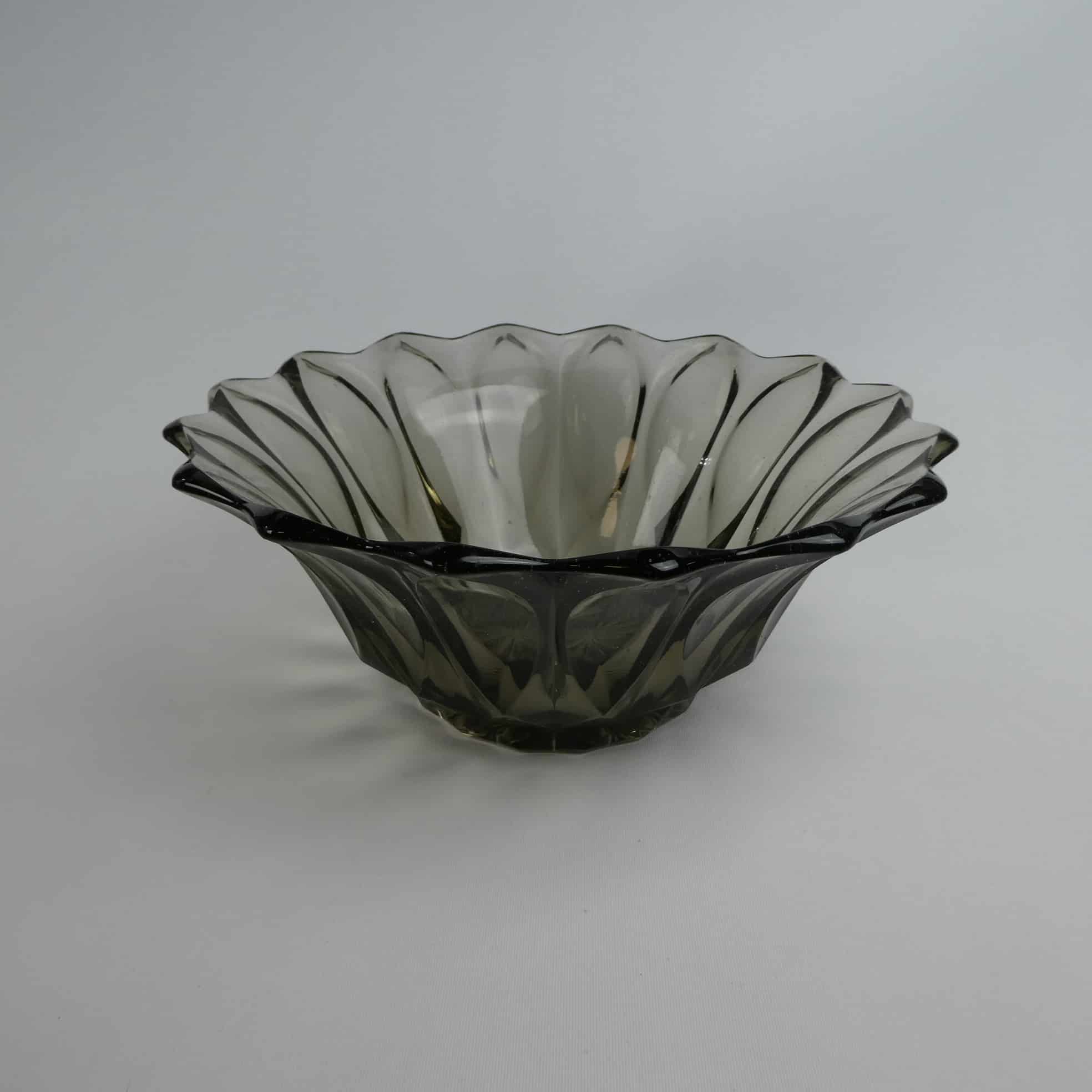 Nuutajärven lasi Tarjoilukulho savu