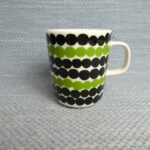 Marimekko Oiva Siirtolapuutarha Räsymatto muki vihreä.