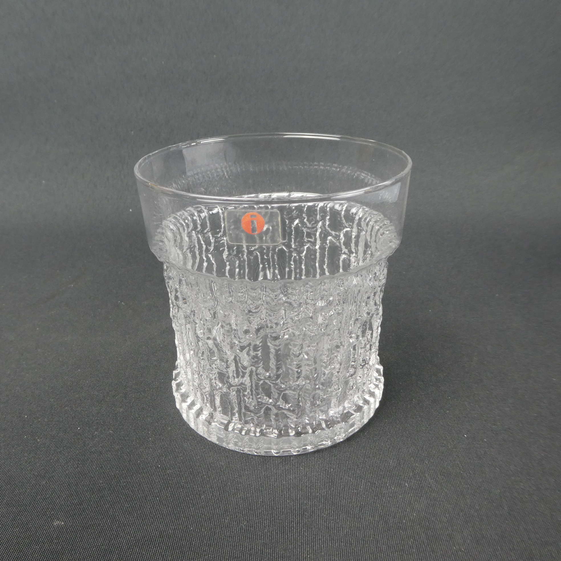 Iittala Kaarna vesilasi 22 cl Timo Sarpaneva.