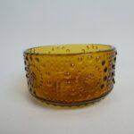 Riihimäen lasi Grapponia sokerikko amber.