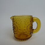 Riihimäen lasi Grapponia kermakko amber.