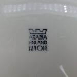 Arabia Savoie lautanen valkoinen