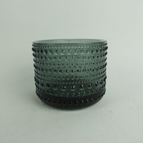 Iittala Kastehelmi kynttilälyhty 64 mm harmaa.