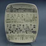 Arabia Kauppatori koristelautanen.