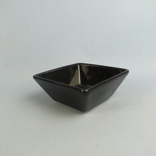 Arabia Nero tarjoilukulho 10x10 cm musta Pekka Harni.