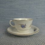 Arabia Äidin kuppi sinisiä kukkia EP-malli.