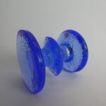 Iittala Festivo kynttilänjalka 1-solmuinen sininen Timo Sarpaneva.