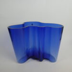 Iittala Aalto maljakko 160 mm sininen.