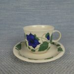 Arabia Tea for two teekuppi sinivihreä.