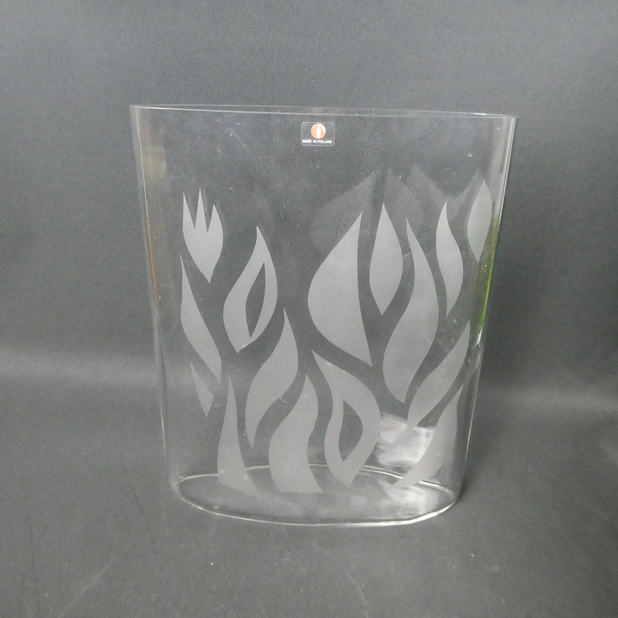 Iittala Ovalis "Liekki" maljakko 24 cm.