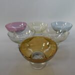 Iittala Jälkiruokamalja 2092 6 kpl hohtomaalattu Tapio Wirkkala.