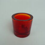 Iittala / Marimekko Kivi kynttilälyhty 80 mm punainen iso.