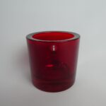 Iittala/Marimekko Kivi kynttilälyhty iso 80 mm punainen.