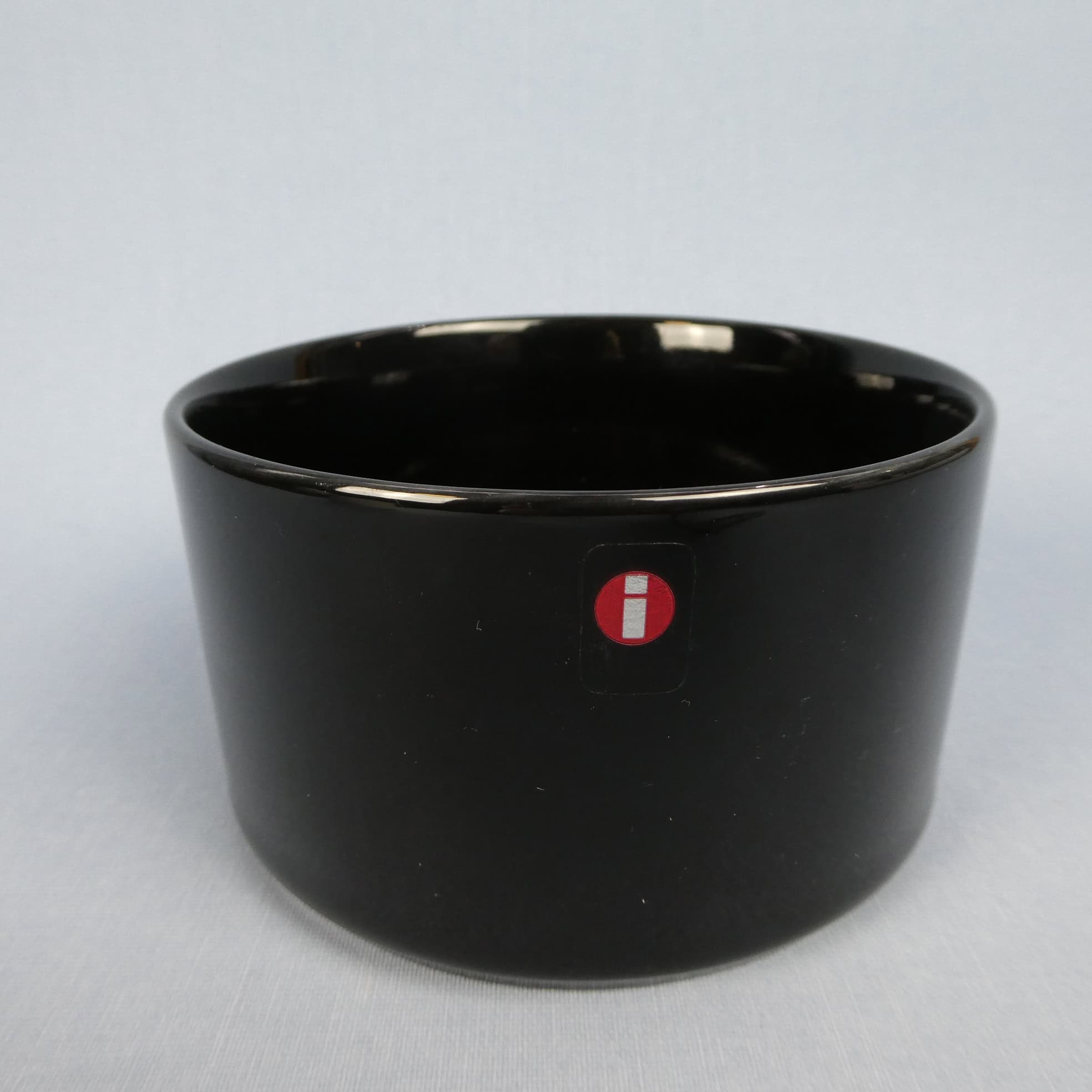 Iittala Purnukka purkki 60 mm musta Kaj Franck.