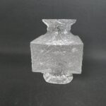 Iittala Crassus maljakko kirkas Timo Sarpaneva 155 mm.