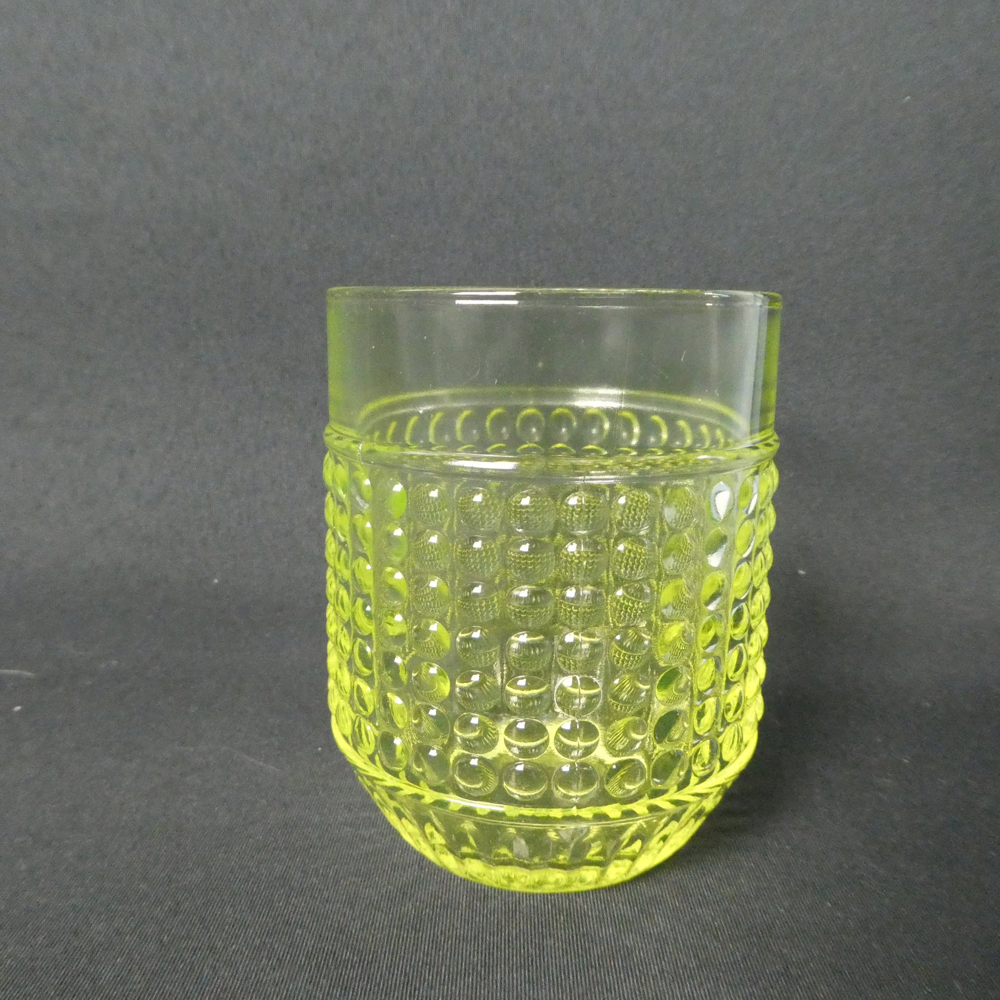 Riihimäen lasi Barokki juomalasi 25 cl keltainen.