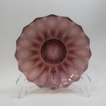 Nuutajärven lasi Lasilautanen 14 cm tumma purppura.