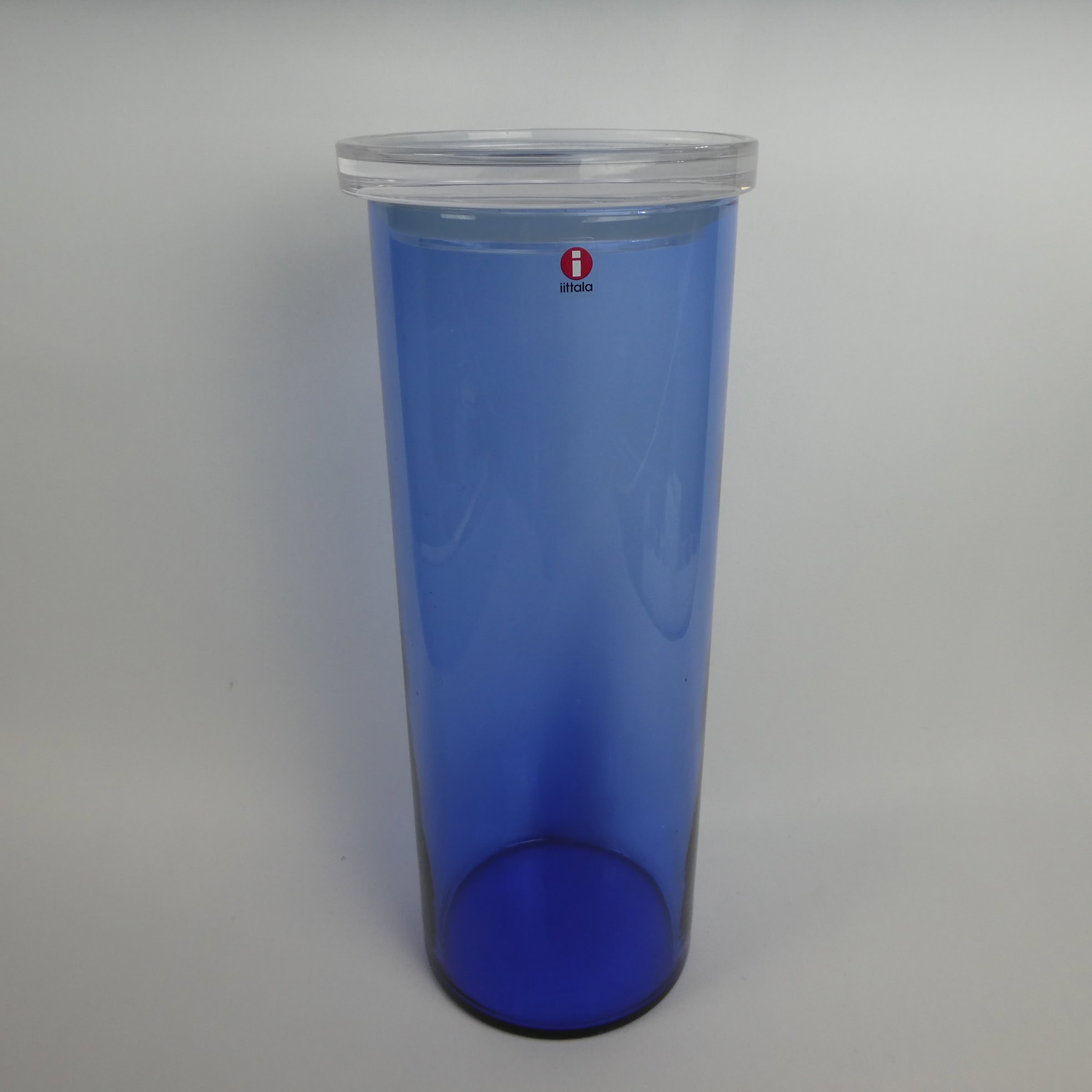 Iittala Jars purkki kannella 290 mm siniturkoosi.
