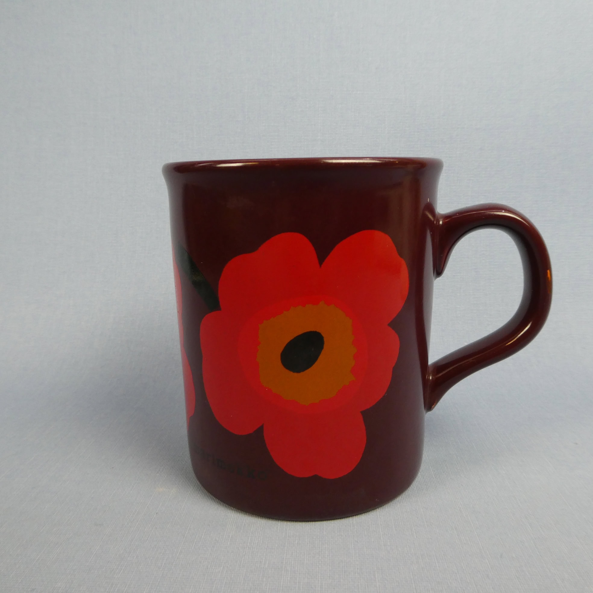 Marimekko Unikko muki lila vanha.