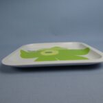 Marimekko Unikko lautanen vaaleanvihreä.