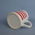 Marimekko Tasaraita muki punainen vintage.