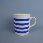 Marimekko Tasaraita muki sininen vintage.