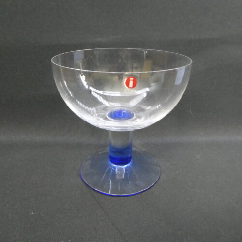 Iittala Mondo jälkiruokamalja 35 cl sininen.