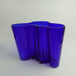 Iittala Aalto maljakko 160 mm sininen.