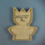 Kupittaan Savi vihertävä seinätaulu 21 x 17,5 cm.