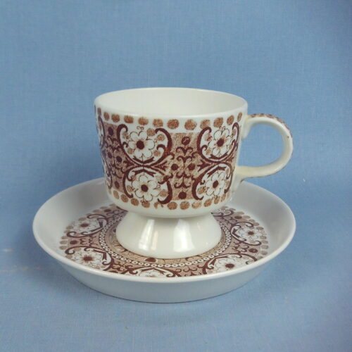 Arabia Ali kahvikuppi ruskea.