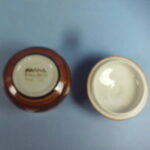 Arabia Sokerikko ruskea koriste käsinmaalattu PW-malli.