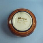 Arabia Sokerikko ruskea koriste käsinmaalattu PW-malli.