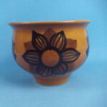 Arabia HLA malja 9,5 cm ruskea.