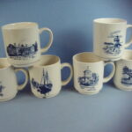 Arabia Haapasaari-seura muki 6 kpl erilaisia.