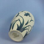 Arabia Maljakko vihreä koriste käsinmaalattu.