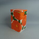 Marimekko Primavera peltipurkki oranssi.