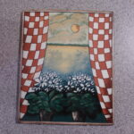 Arabia Kotini, linnani seinälaatta HLS.