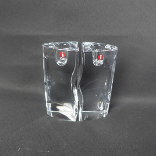 Iittala Pari kynttilänjalat 2 kpl 130 mm kirkas.