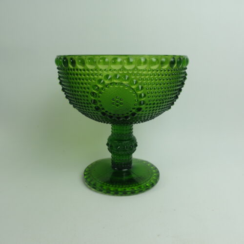 Riihimäen lasi Grapponia malja vihreä.