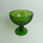 Riihimäen lasi Grapponia malja vihreä.