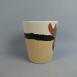 Aarikka Hirvonen muki ruskea.