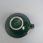 Arabia Kynttilänjalka 12 cm vihreä.