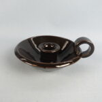 Arabia Kynttilänjalka 12 cm musta.