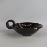 Arabia Kynttilänjalka 12 cm musta.