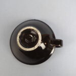 Arabia Kynttilänjalka 12 cm musta.