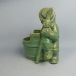 Kupittaa Matti ja Maija figuuri vihreä.