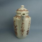 Arabia Singapore kahvikannu ruskea ei kultausta.